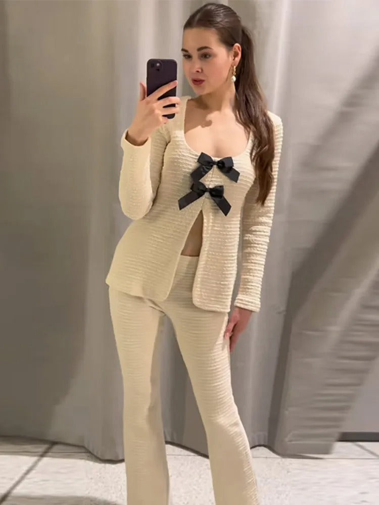 Luna – Gehaakte Zomerbroek met Lage Taille