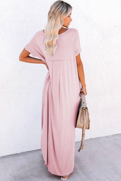 BreezeFlow Maxi – De Ultieme Comfortabele Maxi T-shirt Jurk