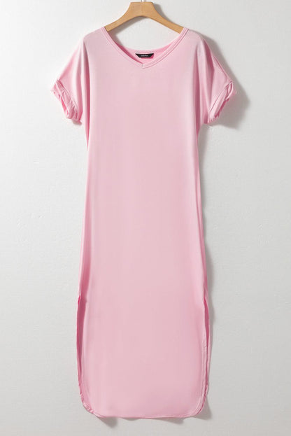 BreezeFlow Maxi – De Ultieme Comfortabele Maxi T-shirt Jurk