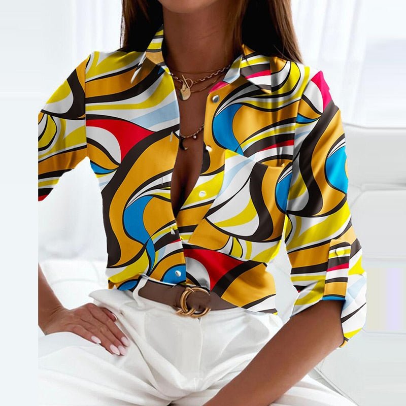 Elise Charm – Omslagkraag Blouse