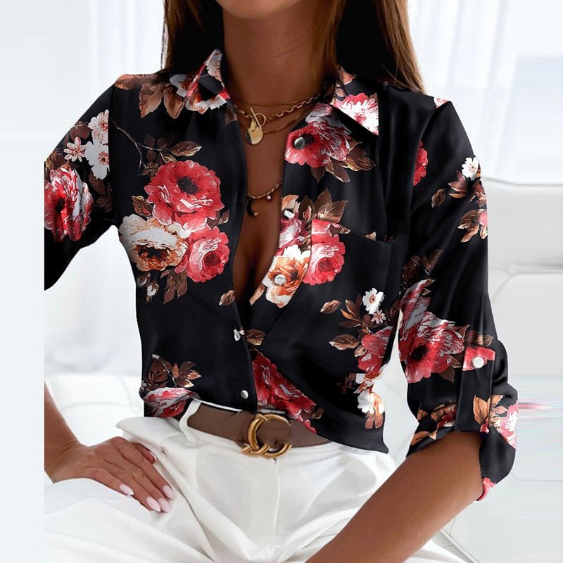 Elise Charm – Omslagkraag Blouse